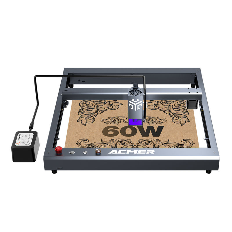 ACMER P2 60W - 68W Desktop-Lasergraviermaschine DC 24V 6A / 8A Hochgeschwindigkeit