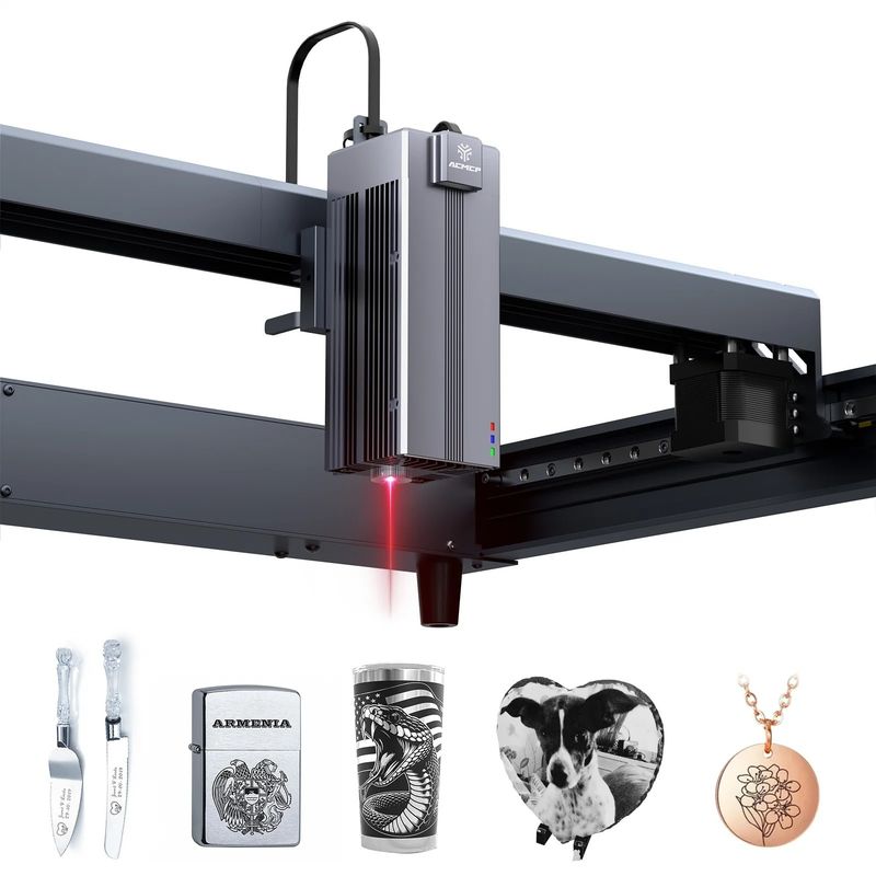 ACMER P2 IR 2w Faserlasergravur 0,03mm Ultrafeinfleck für Metall Kunststoff Felsen Acryl