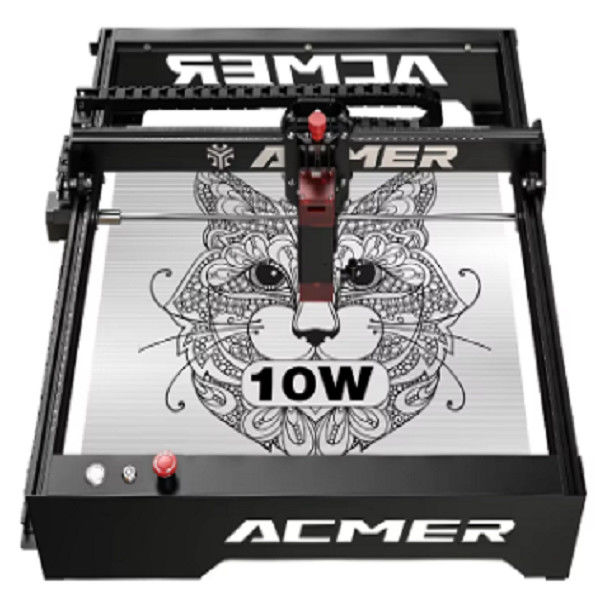 ACMER P1 10W Lasergraver 10000mm/min Hochgeschwindigkeits-Desktop-Lasergraviermaschine 10W 20W